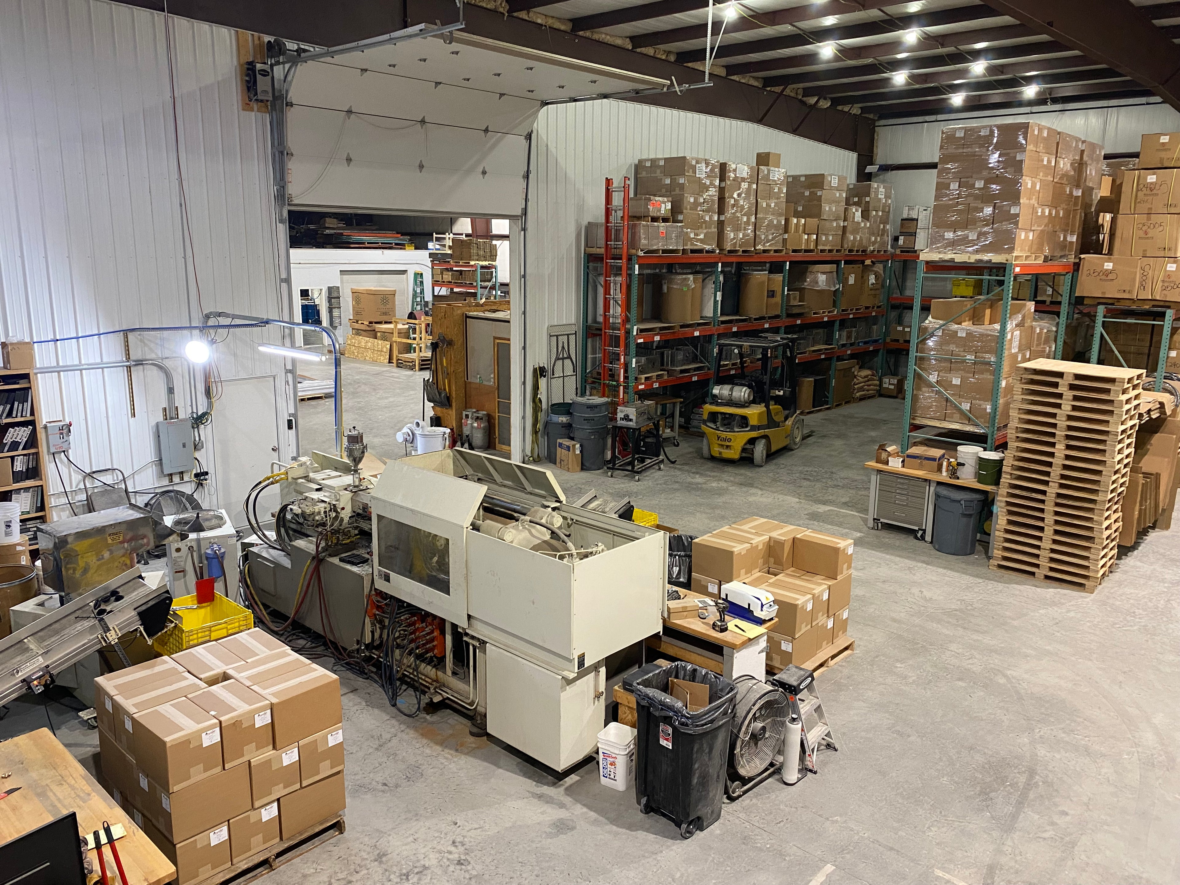 Overlooking Angstrom's Plastic Injection Molding workshop
